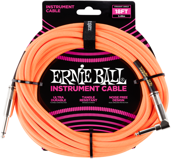 Ernie Ball Instrumentenkabel 5,48 gerade / gewinkelt PO6084