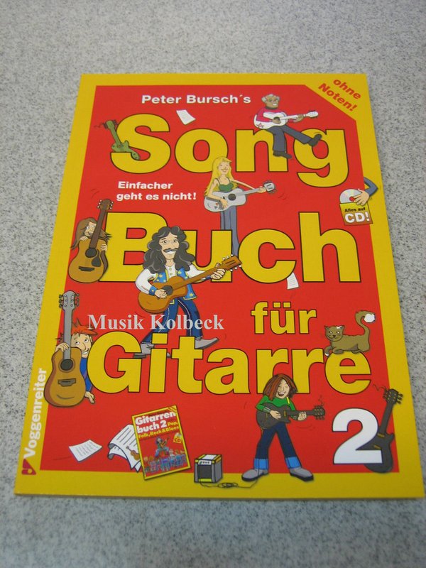Songbuch für Gitarre 2 Peter Bursch