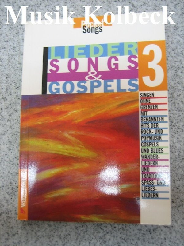 Lieder Songs & Gospels 3, Aus der Auslage